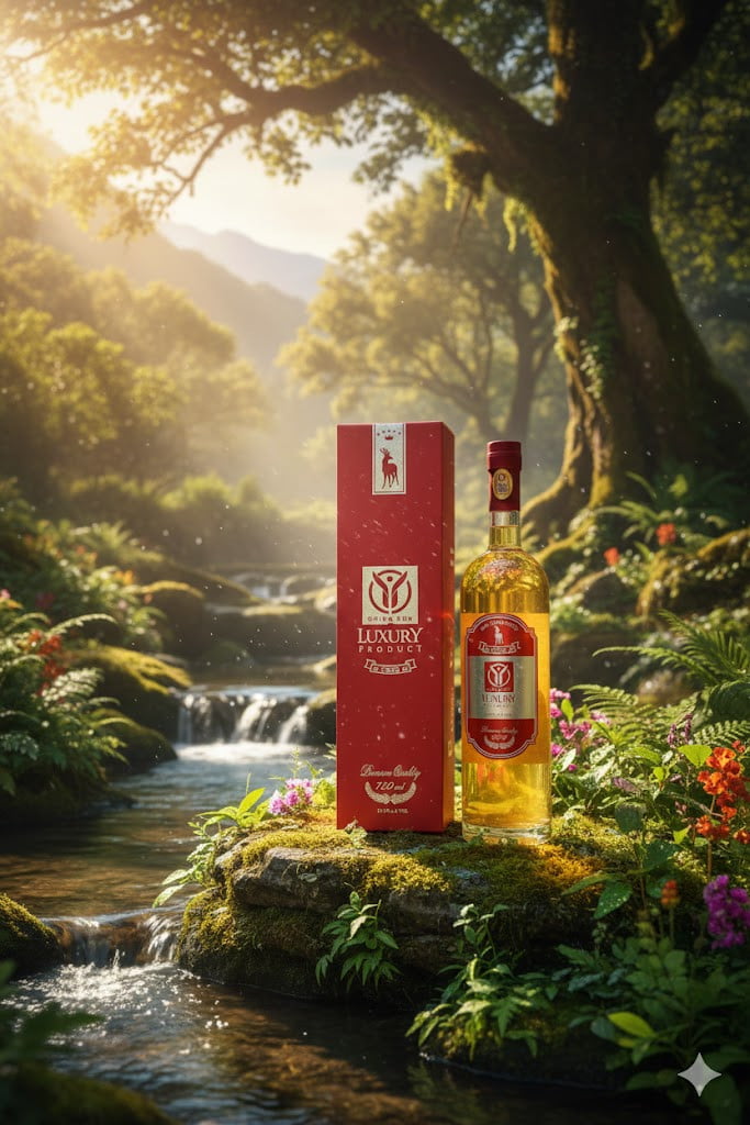 Rượu Nhung Hươu Hương Sơn Chiến Sơn 750ml (đỏ)